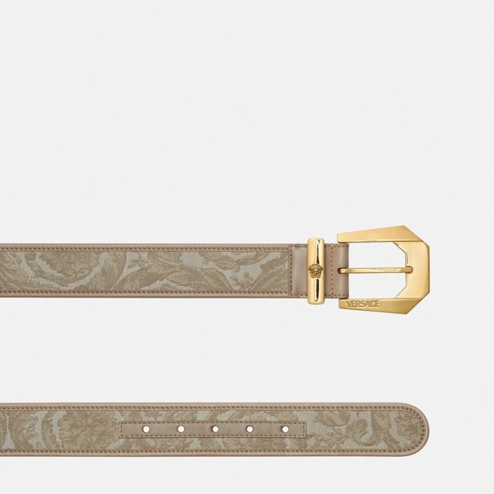 VERSACE Medusa Heritage Barocco Jacquard Belt 4 cm (70/28 - 32in long)